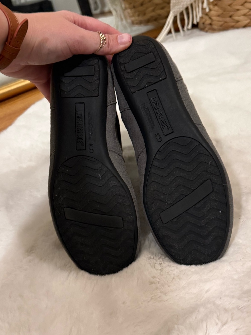 LOWER EAST SIDE Slouchy Ankle Booties in Gray - Picture 6 of 9